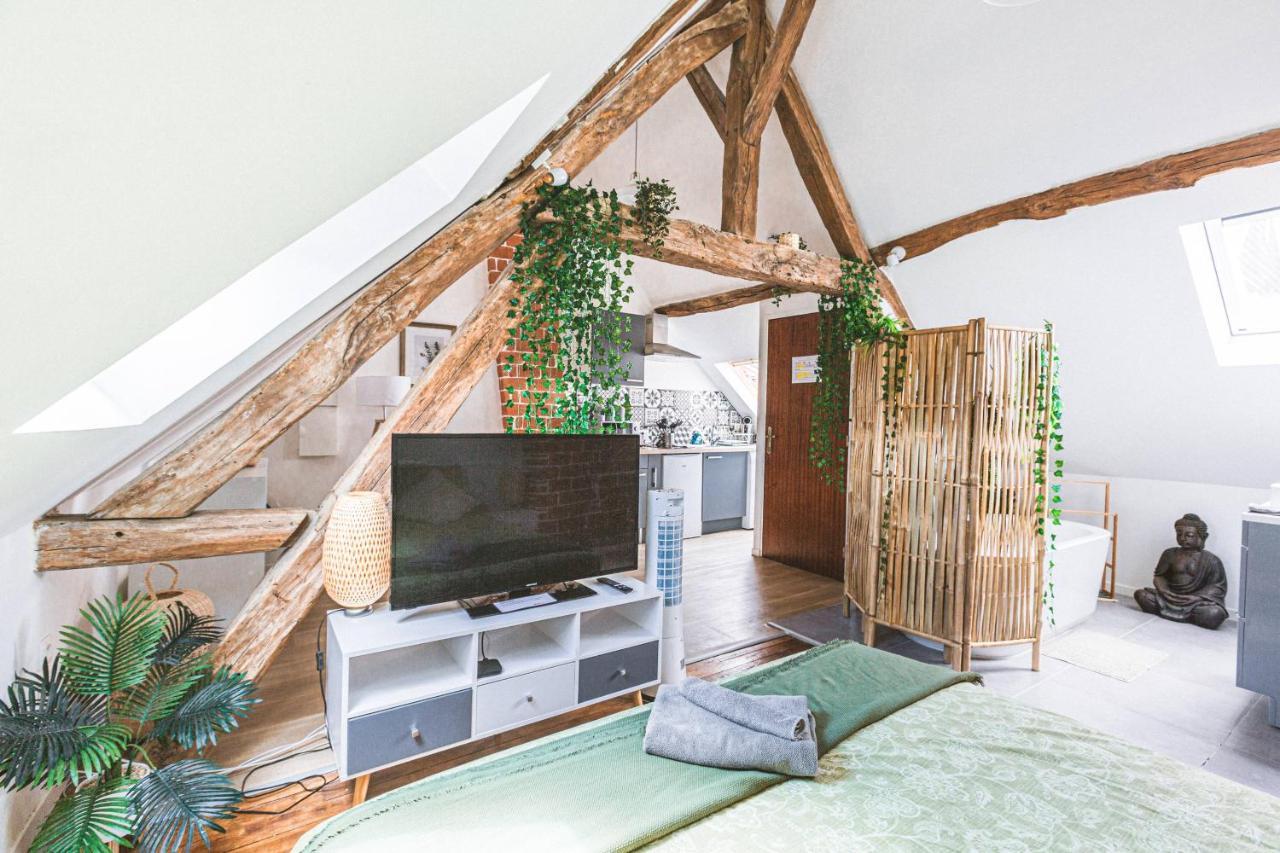 Apartamento Au Zen Garden Auxerre Exterior foto